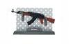 Eco-Friendly AK47 1:6 Scale Plastic Model Guns / Imitation Toy Gun For Entertainment