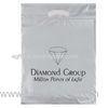 white supermarket Die Cut Plastic Bag for packing , 0.025mm - 0.06mm thickness