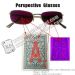 XF fashion model UV Perspective Glasses|invisible ink