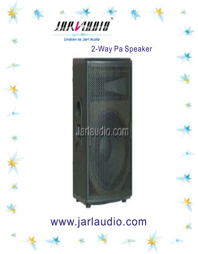 2-Way PA Speaker with passive filter crossover