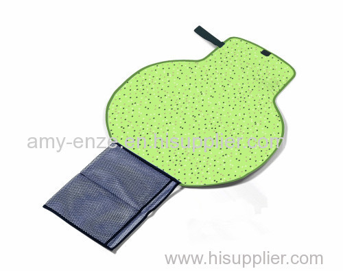 Green Portable and Foldable Baby Diaper Changing Pad