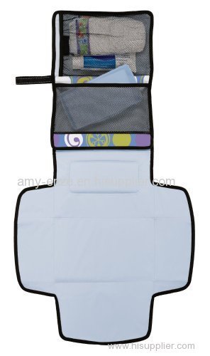 Partable Travel Diaper Changing Kit with Mesh Pockets