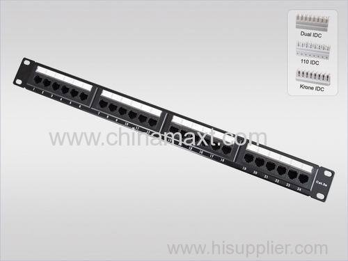 CAT5E UTP 24Port Patch Panel