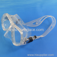 Tempered lenses glass diving mask scuba diving mask