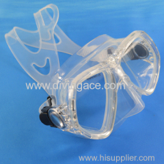 Tempered lenses glass diving mask scuba diving mask