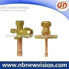 Split Air Conditioner Service Valve with Straight & Bend Copper Tube