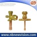 Three Way Air Conditioning Valves for Brass Flare Nut & Plastic Nut