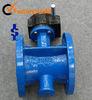2" - 48" Stainless steel double flange butterfly valve , DIN / ANSI Rubber lined butterfly valves