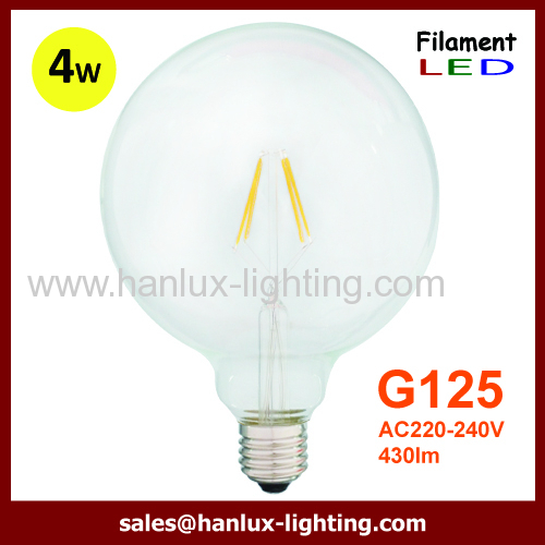 E27 4W COB G125 LED Filament bulbs