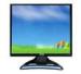 17" Square Color TFT LCD Monitor , LCD TV Monitor 1280 x 1024