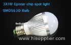 SMD 5630 3W LED Light Bulb B22 Epistar Chip Light , 270 Degree beam angle