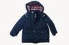 Customized Short Childrens Down Jackets Hooded Padded Jacket With Nylon Lining