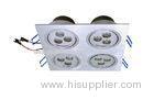Square 4 Inch Samsung Dimmable LED COB 12w / 20w led downlight 1200 - 1350lm
