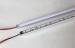 Transparent shield SMD5630 Disco led linear light Milky White cover / DC12V 72LED / M
