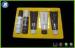 No-harm Disposable Yellow Plastic Cosmetic Trays , PVC Blister Packaging