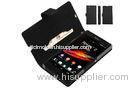 Custom Color Sony Xperia Leather Case , Sony Xperia Z L36i L36H C6603 Wallet Cover