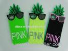 Pineapple Silicone Cell Phone Case Dust-proof / Smart Phone Covers OEM