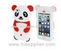 Cute Silicone Cell Phone Case Shockproof / IPhone 5 3D Panda Silicone Case