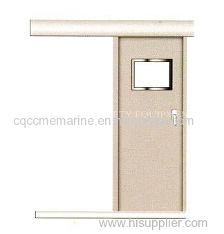 Marine weathertight steel door