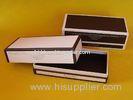 Rectangule Cardboard Luxury Gift Boxes with Black Velvet Foam for Glass Packaging