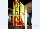 Handcrafted Decorative Glass Wall Panels , 13mm Decorative Colored Glass