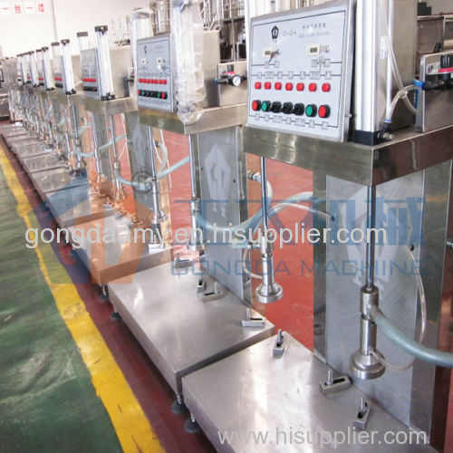 Beer keg filling unit machine