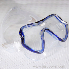 Adult silicone diving mask