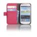 PU Soft Cover for Samsung Galaxy Leather Case for i8190 S3 mini Pink