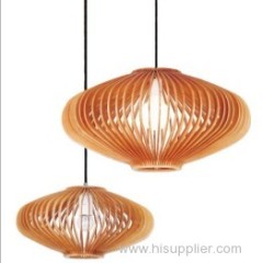 Lightingbird Modern Creation Wooden Pendant Lamp Household Tide
