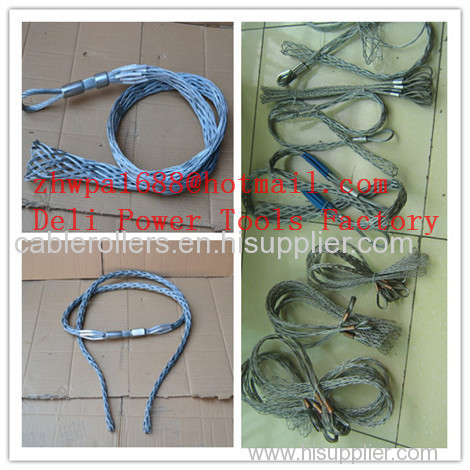 Non-conductive cable sock Fiber optic cable sock Pulling grip