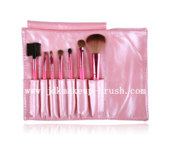 pink makeup brush set cute