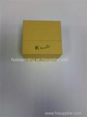 square yellow gift boxes