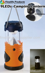 9 LED camping lantern/lamp