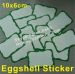 Custom Blank Eggshell Graffiti Stickers