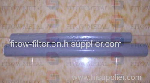 pneumatic stainless steel sintered powder filter element for fuel oil