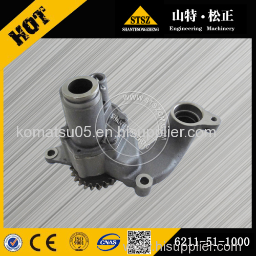 Heavy Equipment Parts Oil Pump for Komatsu SA6D140E-2 6211-51-1000