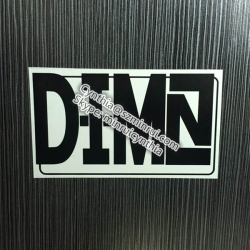 Custom Self Adhesive Destructible Single Color eggshell Vinyl Sticker 