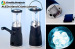 4 Led mini outdoor plastic solar & hand crank camping lantern