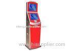 Restaurant Wifi 3G Wayfinding Kiosk Standalone With 17 inch Dual LCD Display