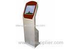Airline Self Check Touch Screen Kiosk Interactive Free Standing Kiosk 17" Screen