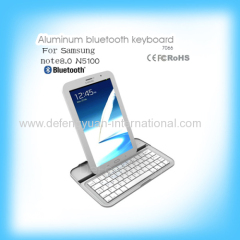 Factory direct sale aluminum alloy Bluetooth Keyboard for Samsung note 8.0 N5100