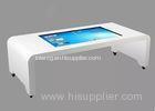 Moveable HD LED Interactive Multi Touch Table IR Touch Screen55 inch For Lobby