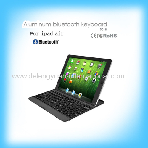 High technology product aluminum bluetooth keyboard for Ipad Air