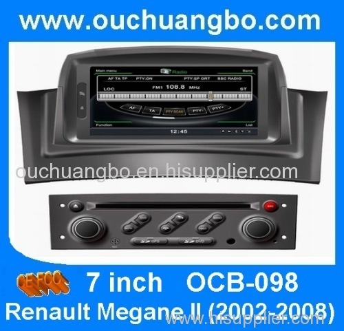 Ouchuangbo S100 For Renault Megane II Autoradio GPS Navi DVD Player