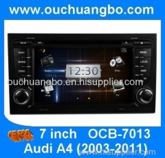 Ouchuangbo multimedia car stereo for Audi A4 2003-2011