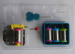 Hand Crank Music Box 4 Colour Exchangable Cylinders DIY