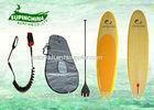 Fish tail Round Nose Bamboo stand up paddleboard for surfing / Yoga