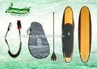 Black Rail Epoxy Resin Wooden SUP Board for ocean / lake surfing