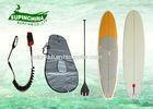 Clear Resin wooden sup boards all rounder for the surf or cruising the flat water