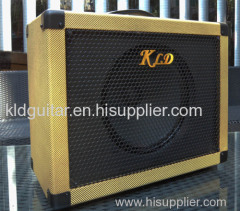 KLDguitar cabinet covered by real cloth tweed tolex with Celstion vintage 30 speaker